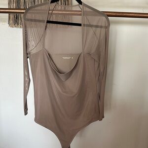 Abercrombie & Fitch Mesh Bodysuit